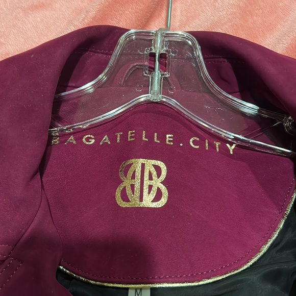 Bagatelle Genuine Suede Motorcycle Jacket - Picture 7 of 13
